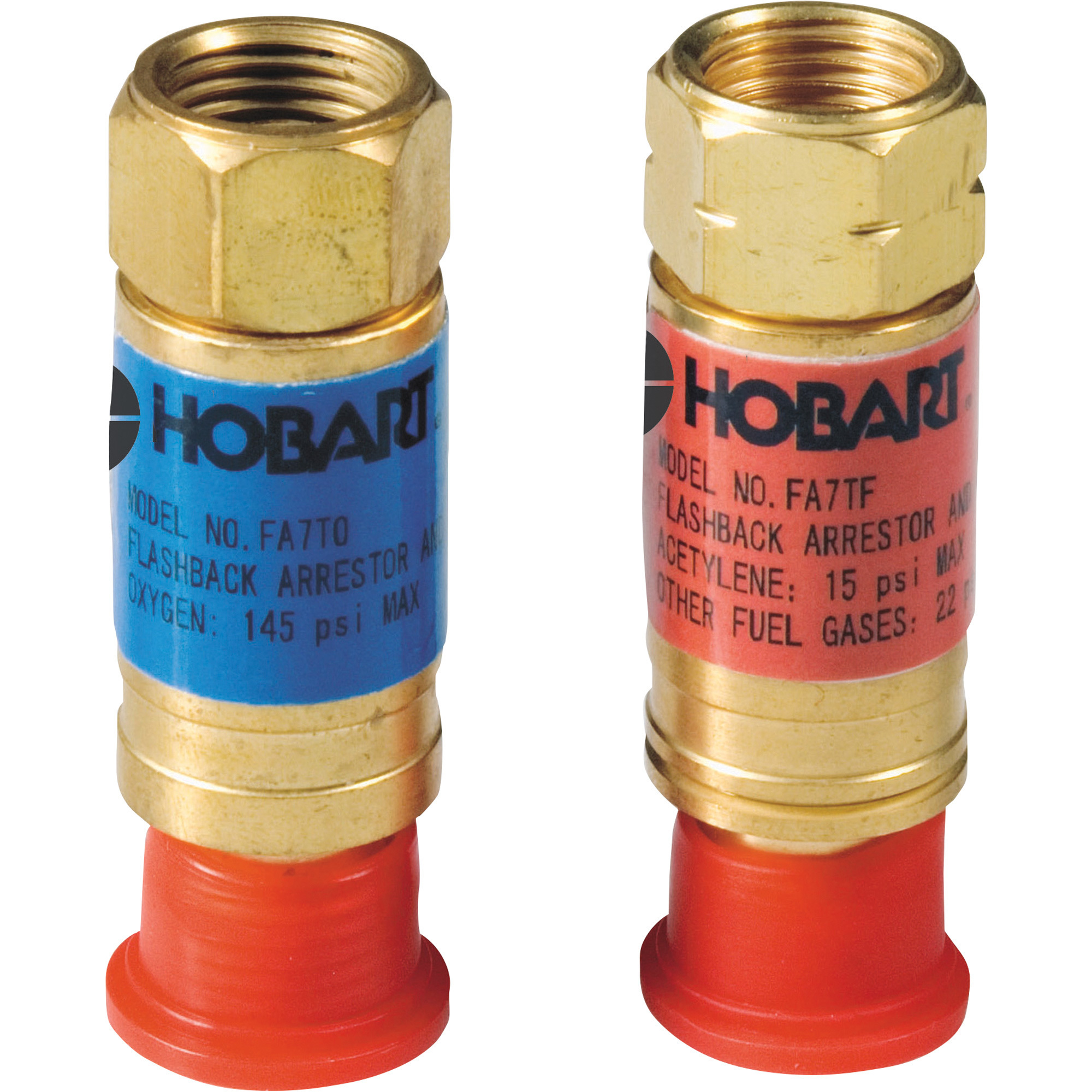 Hobart Flashback Arrestors, Torch Mounted, Pair, Model# 770506